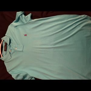 Cyan purple horse polo